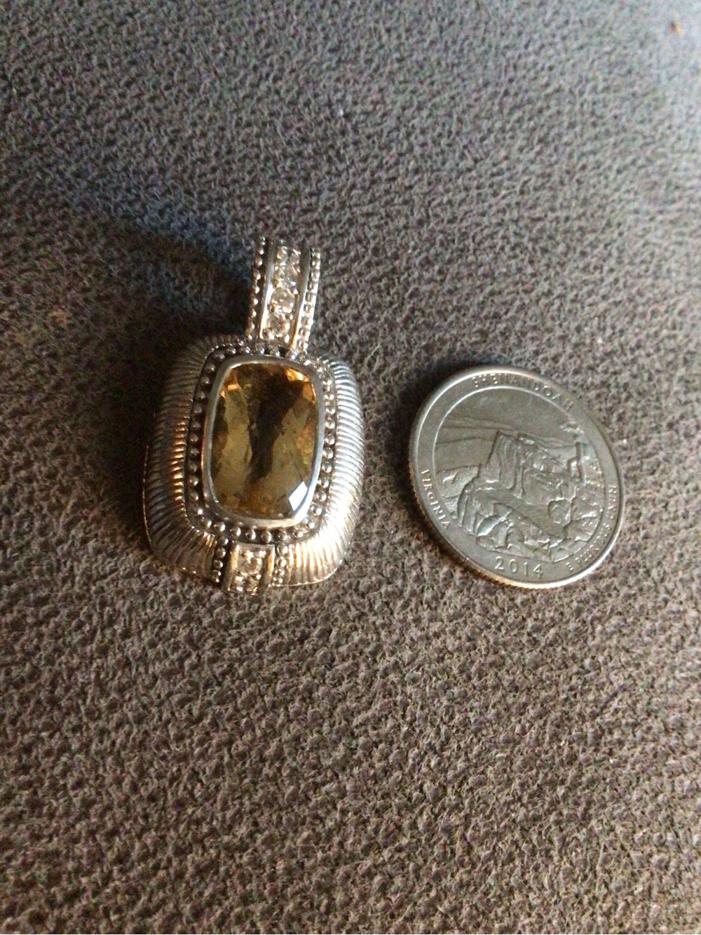 Judith Ripka Citrine Enhancer - Picture 3 of 6